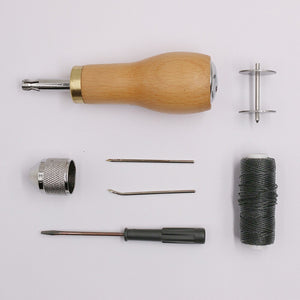 1PC Practical Leather Sewing Leather Hand Sewing Machine Waxed Thread For Leather Craft Edge Stitching Belt Strip  Tool New