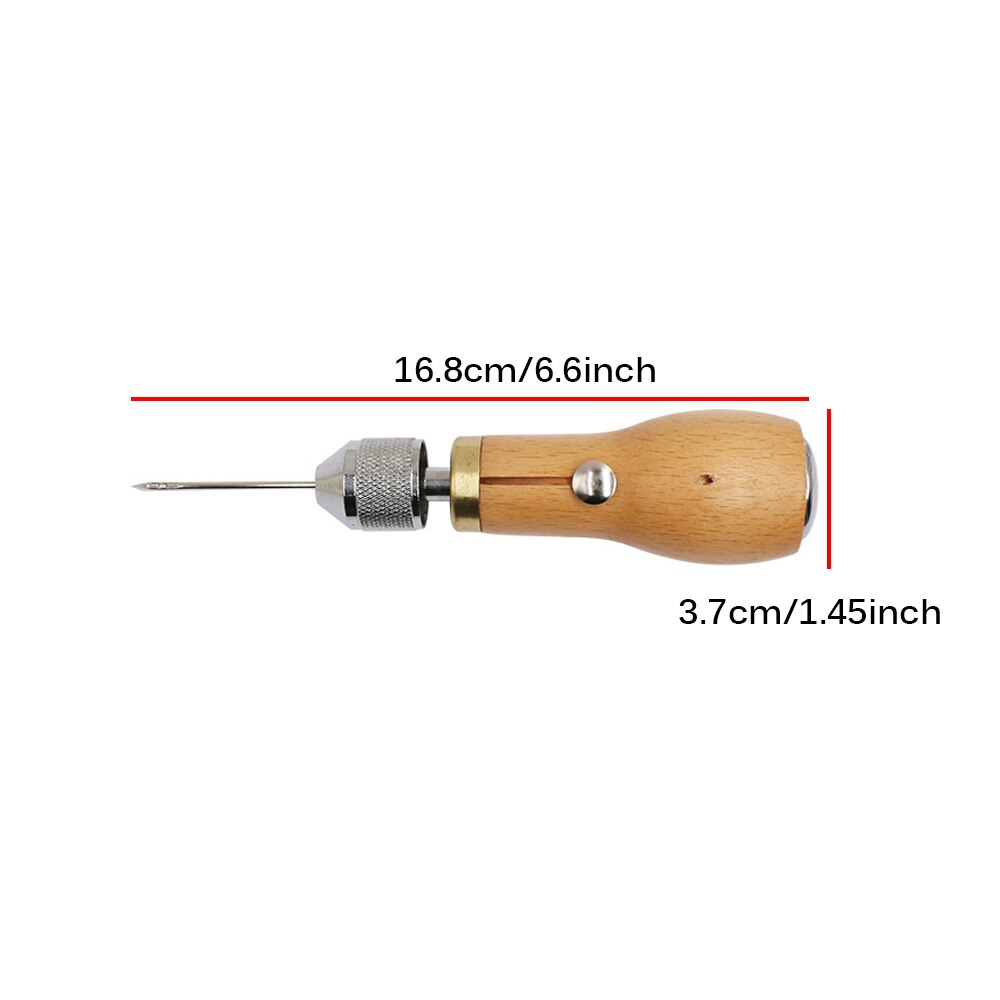1PC Practical Leather Sewing Leather Hand Sewing Machine Waxed Thread For Leather Craft Edge Stitching Belt Strip  Tool New