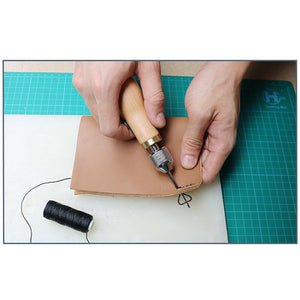 1PC Practical Leather Sewing Leather Hand Sewing Machine Waxed Thread For Leather Craft Edge Stitching Belt Strip  Tool New