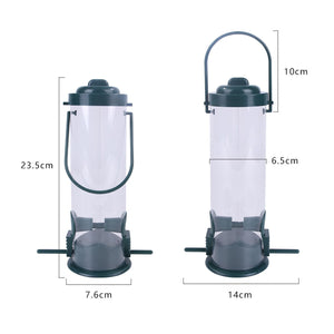 1pc Transparent Hanging Feeder Bird Feeder Garden Outdoor Hanging On The Balcony Feeder Pet Supplies 2021 New
