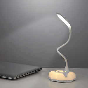 2020 New Desktop Lamp Conical Flexible Neck Led Three Modes Table Lamp Table Lamp Led Home Desk Lamp Touch Clip Study Lamps