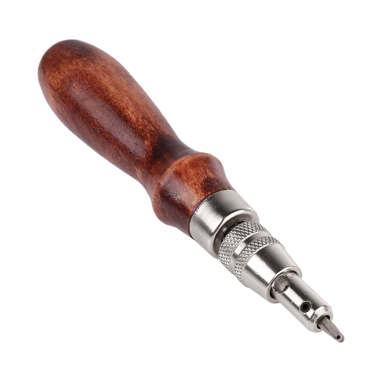 5 In 1 DIY Leathercraft Adjustable Pro Stitching Groover Crease Leather Tools Edge Skiving Beveling Knife Sewing Cutting Tools