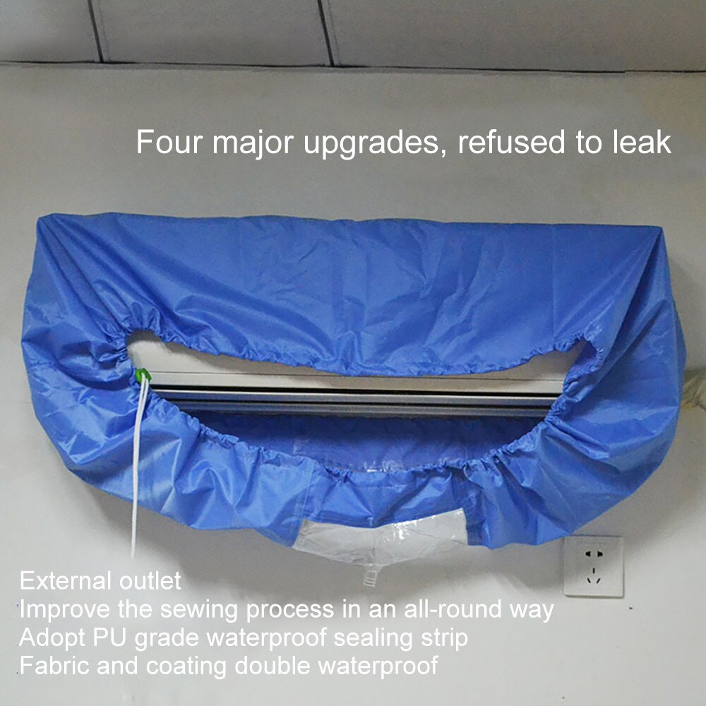 Air Condition Cleaning Cover Waterproof Protective Bag Washing Cover Clean for Air Conditioner