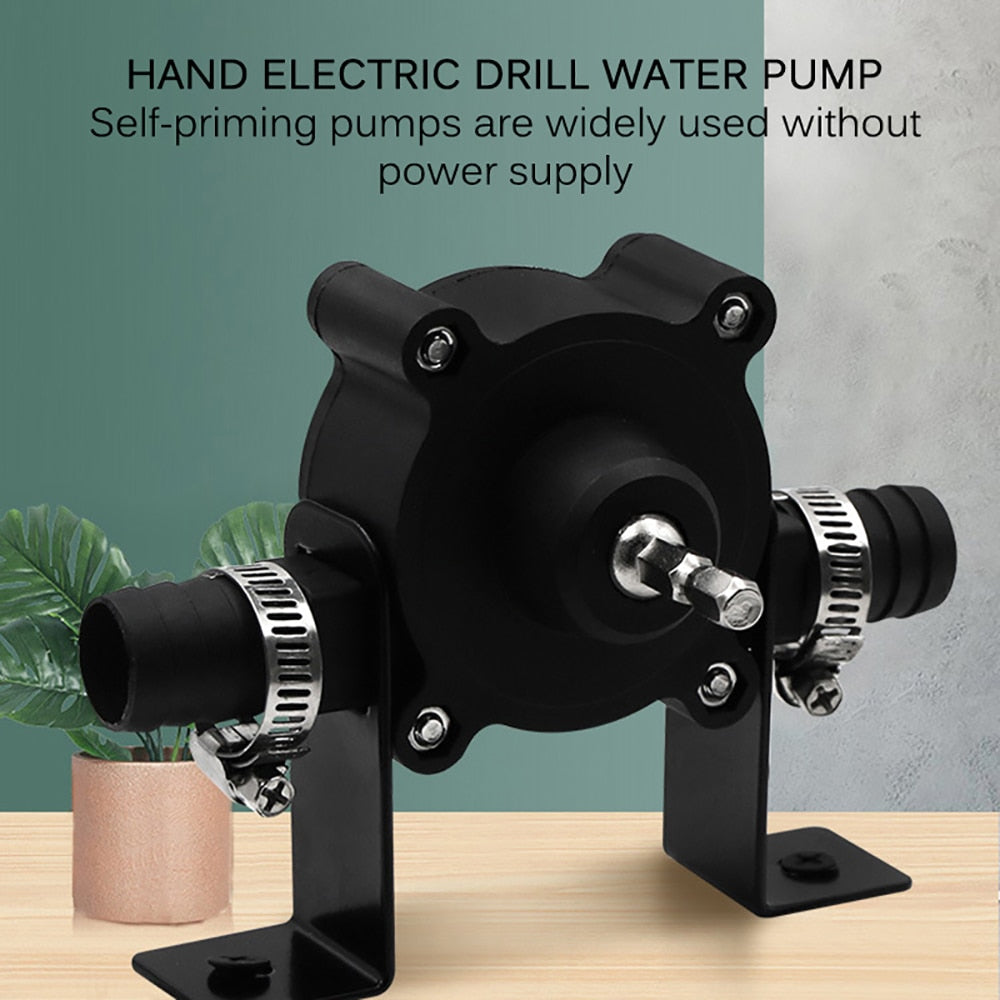 Air Pump Electric Drill Micro Aquariums Pool Self-Priming Centrifugal Pump Household Mini Hand Self-priming Liquid Transfer Pump