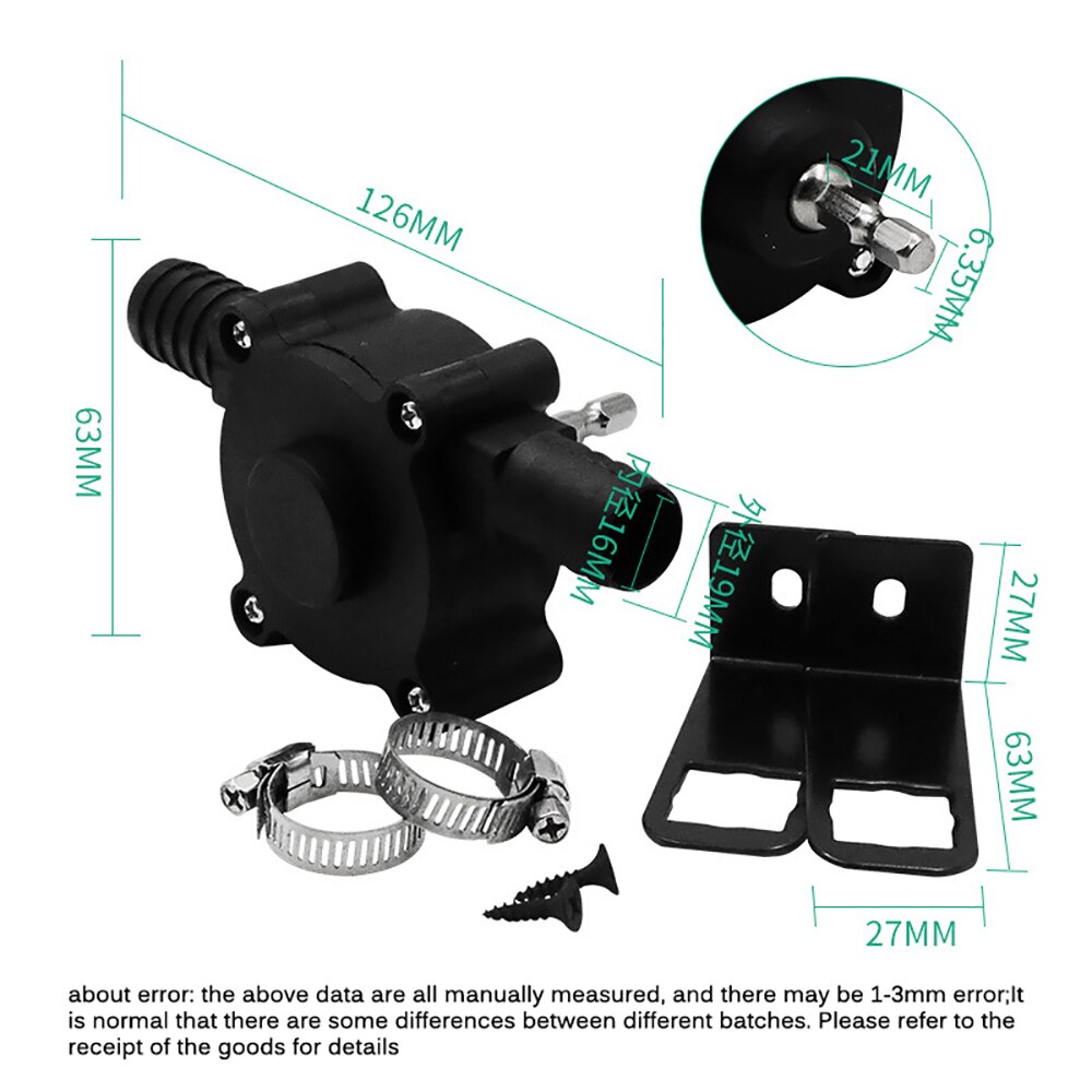 Air Pump Electric Drill Micro Aquariums Pool Self-Priming Centrifugal Pump Household Mini Hand Self-priming Liquid Transfer Pump
