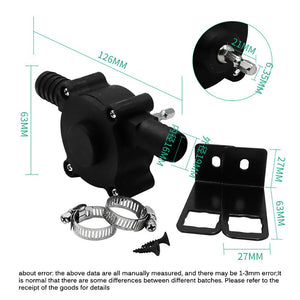 Air Pump Electric Drill Micro Aquariums Pool Self-Priming Centrifugal Pump Household Mini Hand Self-priming Liquid Transfer Pump