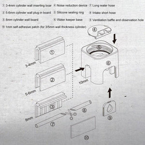 Aquarium Auto Water Filler Fish Tank Add Water Device Wall Mounted Automatic Water filter refill Aquarium Fish Tank Accessories