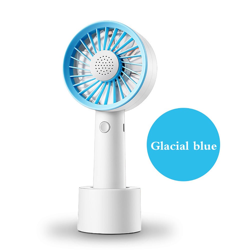 Aromatic Small Fan Three Modes 2000mah Built-In Battery Detachable Base Mini Cooler Summer aromatic small fan