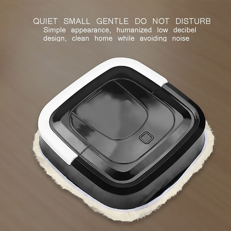 Auto Mopping Robot USB Charging Vacuum Cleaner Cleaning Home Automatic Mop Dust Clean Mop Cloth For Dry/Wet Floors/Carpet