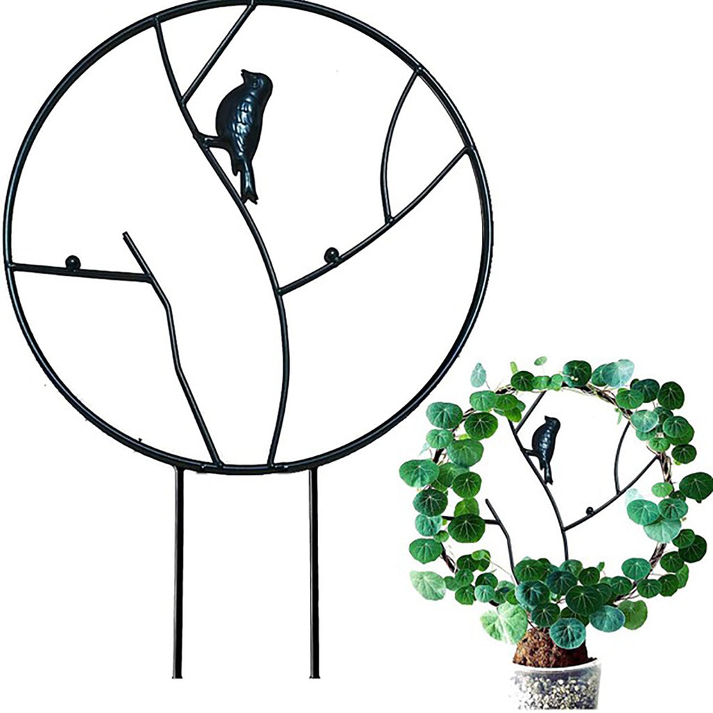 Climbing Pergola Portable Metal Round Climbing Frame Flower Pot Bracket Support Plant Stand Indoor Outdoor Garden Tool