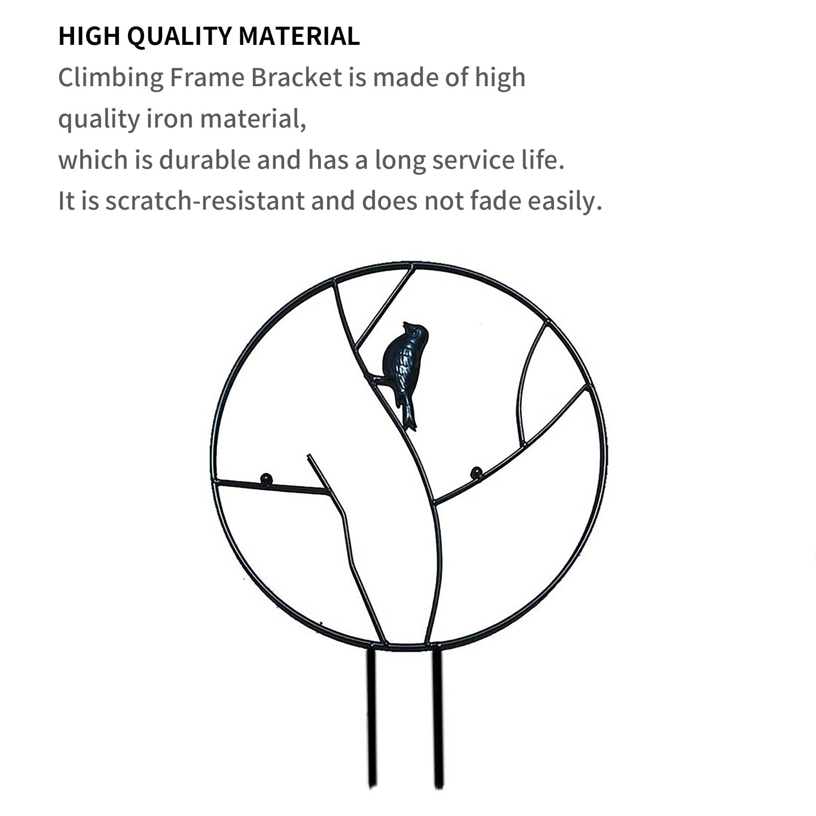 Climbing Pergola Portable Metal Round Climbing Frame Flower Pot Bracket Support Plant Stand Indoor Outdoor Garden Tool