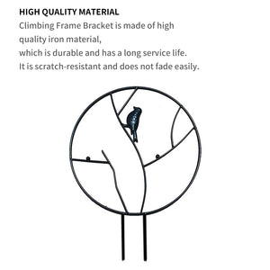 Climbing Pergola Portable Metal Round Climbing Frame Flower Pot Bracket Support Plant Stand Indoor Outdoor Garden Tool
