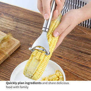 Corn Threshing Device Stainless Steel Corn Stripper Peeling Corn Device Kernel Peeler For Kitchen Tools