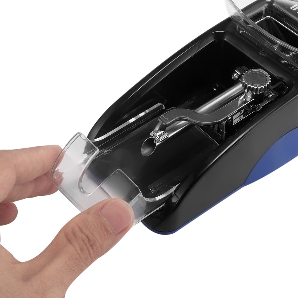 Electric Automatic Cigarette Rolling Machine Tube Rolling Tobacco Injector Maker Roller DIY Machine EU Plug DIY Smoking Tool