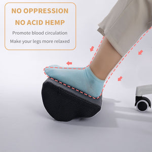 Ergonomic Feet Cushion Support Foot Rest Under Desk Feet Stool Foam Pillow For Home Computer Work Chair Travel Feet Cushion