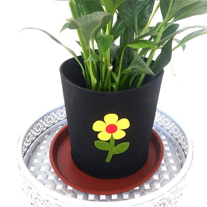 Felt flower pot Grow Bag Felt Plant Flower Pot Vertical Vegetable Garden Supplies Gardening Potato Bag Reusable Gardening Pot