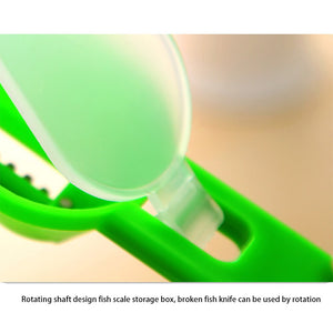 Fish Skin Brush Scraping Fishing Scale Brush Kitchen Accessories Fish Knife Cleaning Peeler Kitchen Gadgets Useful Scraper