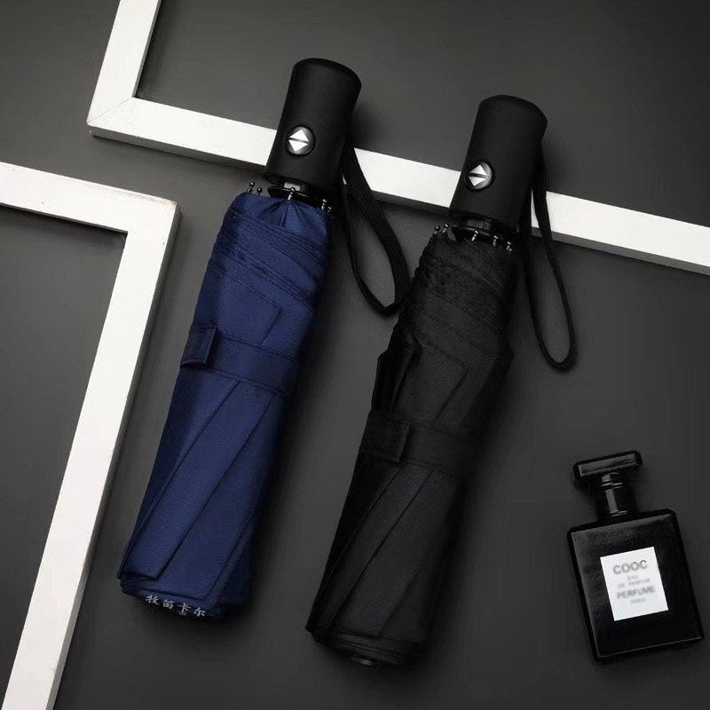 Foldable Windproof Automatic Umbrella Folding Rain Sun Umbrella Business Umbrella For Women And Men Household Tools Family