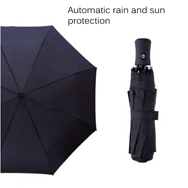 Foldable Windproof Automatic Umbrella Folding Rain Sun Umbrella Business Umbrella For Women And Men Household Tools Family