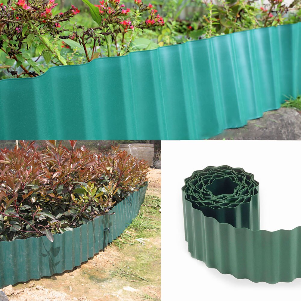 Garden Lawn Grass Edge Border Fence Landscape Grass Edging DIY Fence Road Grass Wall Edge Belt Garden Patio Greening Belt
