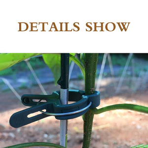 Garden Plant Clip 40pcs Reusable Greenhouse Gardening Supporting Plant Clip For Flower Bed Vine Vegetable Tomato Stalk