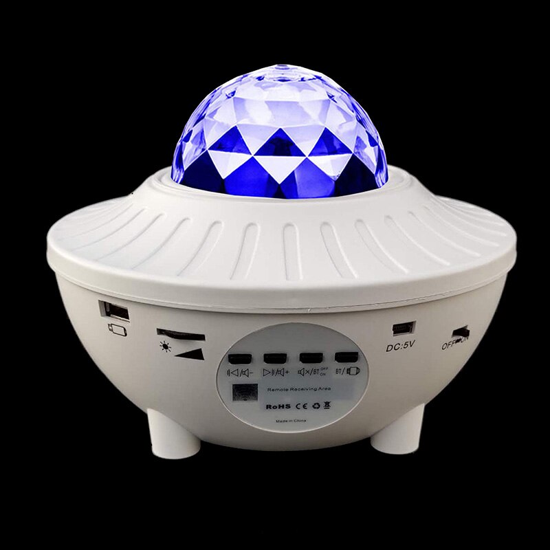 LED Music Starry Sky Projection Light LED Bluetooth Laser Light With Remote Control USB line 6W  Projector Night Lighting Lamp