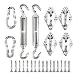 Metal Fittings Stainless Steel Sun Sail Sun Shelter Fitting Kits Awning Special Fixed Accessories Shade Sail Accessories