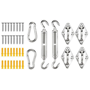 Metal Fittings Stainless Steel Sun Sail Sun Shelter Fitting Kits Awning Special Fixed Accessories Shade Sail Accessories