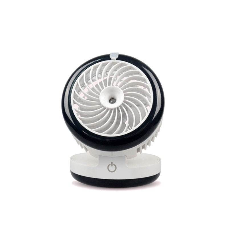 Mini USB Mobile Power Supply Spray Small Fan Humidifier Folding USB Small Fan For Indoors Outdoors  Folding Spray Small Fan