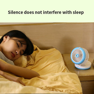 Mini USB Mobile Power Supply Spray Small Fan Humidifier Folding USB Small Fan For Indoors Outdoors  Folding Spray Small Fan