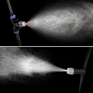Mist Cooling System Outdoor Misting Kit DIY Irrigation System for Patio Garden Greenhouse Trampoline mist cooling system