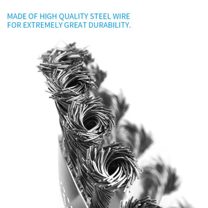 Mower Wire Wheel Lawn mower weeding head Steel Garden Weed Brush Lawn Mower Razors Lawn Mower Eater Trimmer Steel Wire Wheel