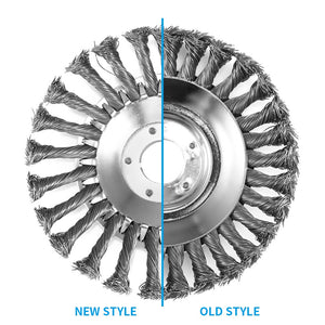 Mower Wire Wheel Lawn mower weeding head Steel Garden Weed Brush Lawn Mower Razors Lawn Mower Eater Trimmer Steel Wire Wheel