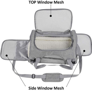 Multi-use Dog Carrier Bag Portable Cats Handbag Foldable Travel Pet Bag Puppy Carrying Mesh Shoulder Pet Bags For Pet Supplies