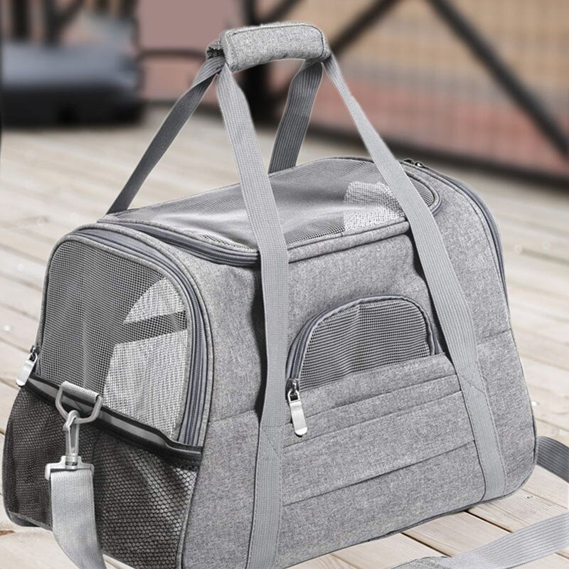 Multi-use Dog Carrier Bag Portable Cats Handbag Foldable Travel Pet Bag Puppy Carrying Mesh Shoulder Pet Bags For Pet Supplies