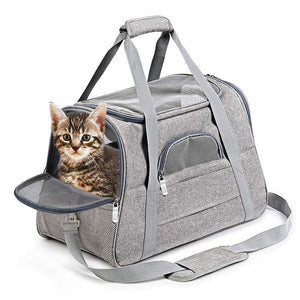Multi-use Dog Carrier Bag Portable Cats Handbag Foldable Travel Pet Bag Puppy Carrying Mesh Shoulder Pet Bags For Pet Supplies