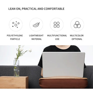 Multifunction Laptop Table Computer Knee Desk Portable Outdoor Headrest Office Home Nap Pillow 1 Pcs