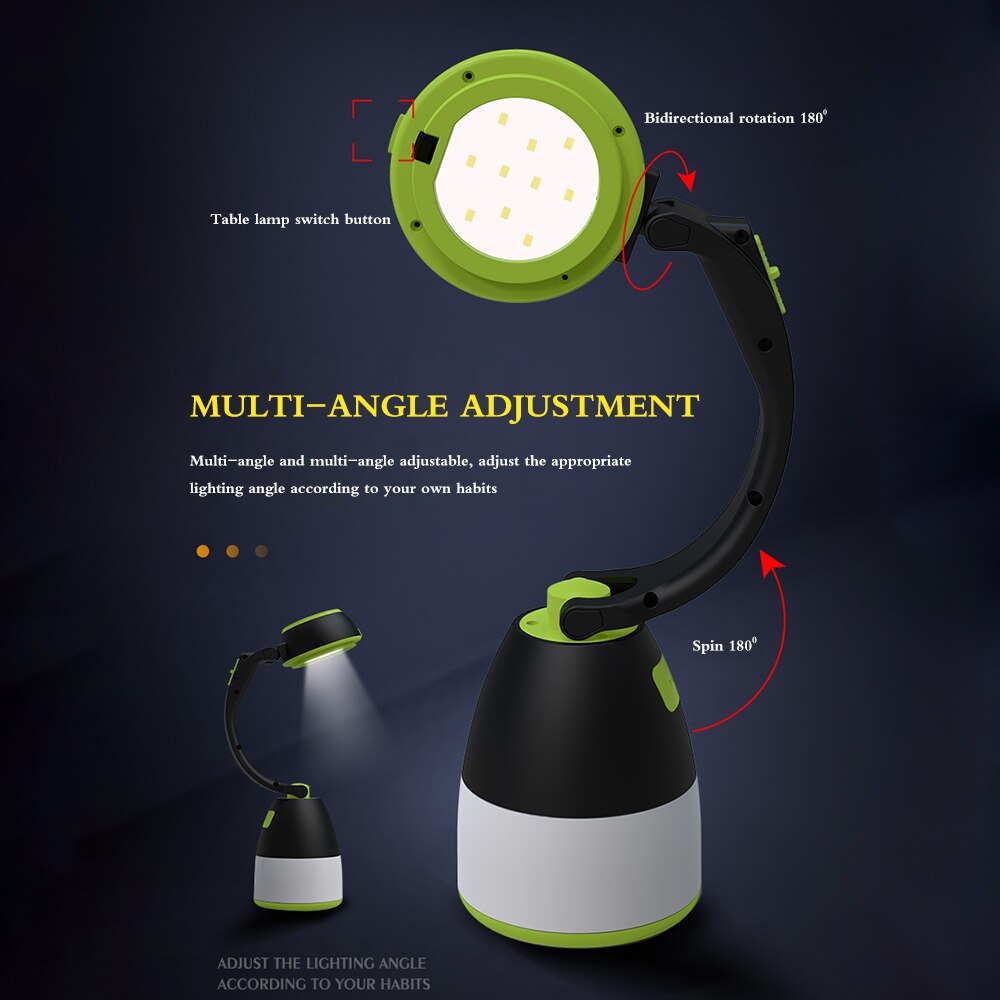 Multifunctional Camping Light Spotlight Camping Lantern Rechargeable LED Lantern Camping Light 2020 New