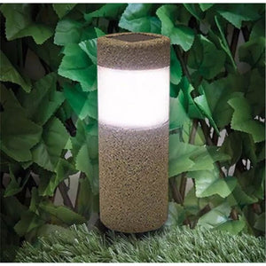 Outdoor Solar Power Stone Pillar White LED Light Landscape Pathway Light Solar Light For Garden Lawn Courtyard Decoration Lamp
