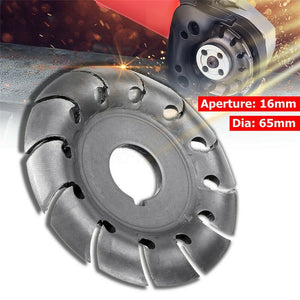 Power Wood Carving Disc Angle Grinder Woodworking Turbo Round/Plane For 16mm Aperture Angle Attachment Milling Cutter Durable