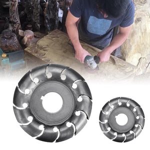 Power Wood Carving Disc Angle Grinder Woodworking Turbo Round/Plane For 16mm Aperture Angle Attachment Milling Cutter Durable