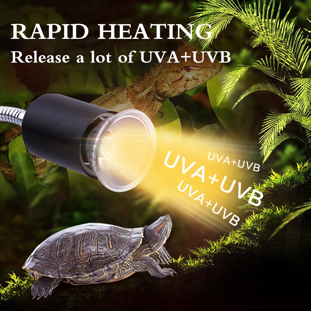 Reptile UVB Lamp Snake Heat Lamp Reptile Light Stand Snake Lizard Backlight Reptile Light Stand 1 pcs
