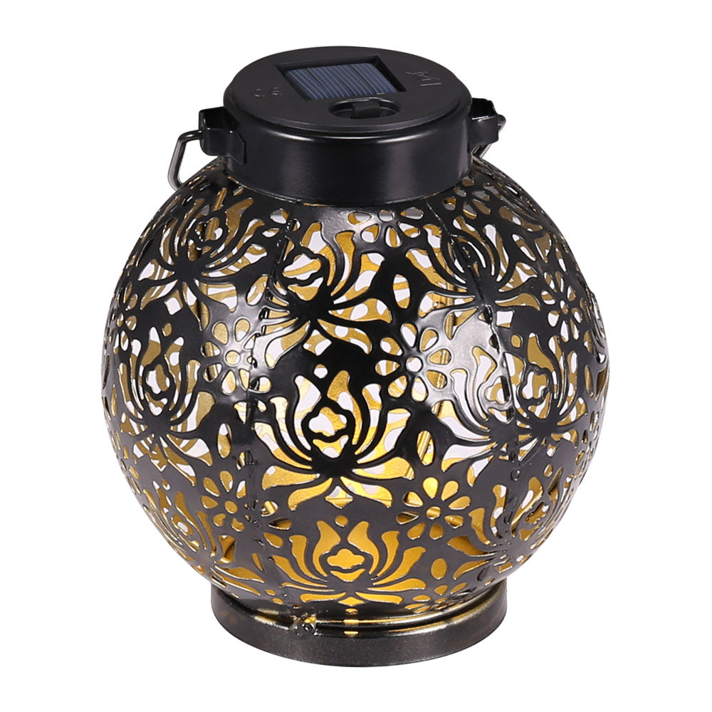 Retro Solar Lamp solar lanterns Waterproof Garden LED Solar Light Landscape Lamp  Hollow Lamp Lantern for Garden Decoration