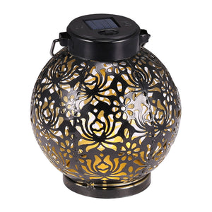 Retro Solar Lamp solar lanterns Waterproof Garden LED Solar Light Landscape Lamp  Hollow Lamp Lantern for Garden Decoration