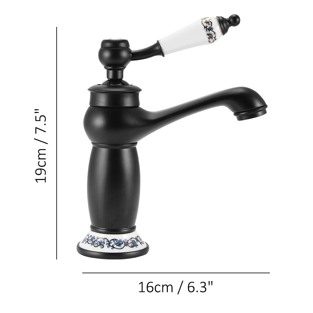 Retro Vintage Single Lever Faucet Sink Mixer Tap Kitchen Bathroom Faucet High Quality Retro Kitchen Home Bathroom New Hot