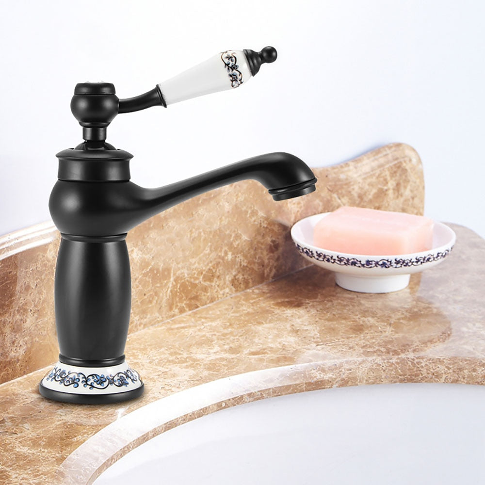 Retro Vintage Single Lever Faucet Sink Mixer Tap Kitchen Bathroom Faucet High Quality Retro Kitchen Home Bathroom New Hot
