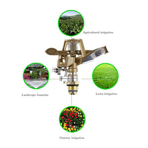 Rotate Water Sprinkler Spray Nozzle Connector Rocker Arm Garden Irrigation Watering System Garden Tools Lawn Sprinkler
