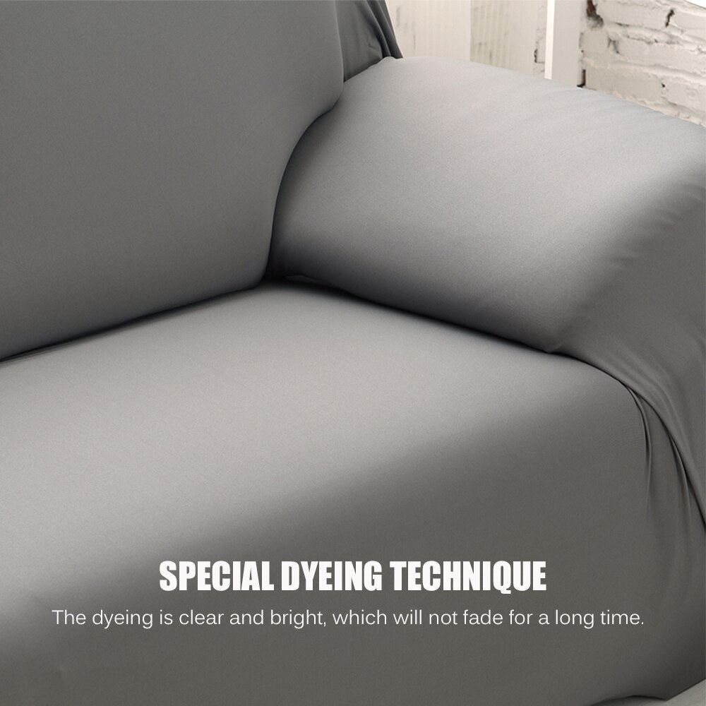 Sofa Slipcover Stretch Protector Soft Couch Cover Washable Polyester Corner Sofa Couch Slipcover Chair Protector Living Room