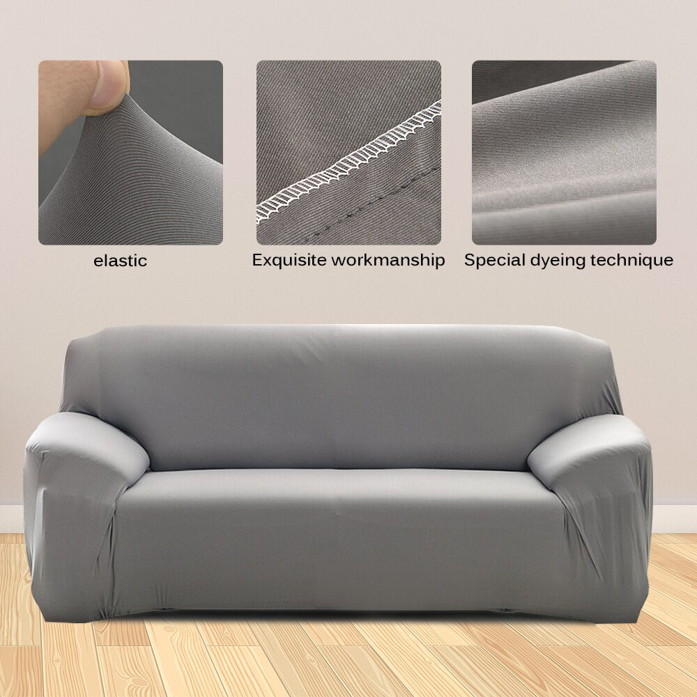 Sofa Slipcover Stretch Protector Soft Couch Cover Washable Polyester Corner Sofa Couch Slipcover Chair Protector Living Room