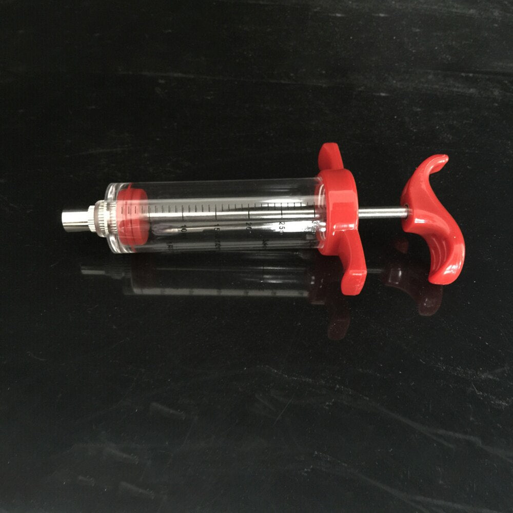 Stainless Steel Needles Spice Syringe Set BBQ Meat Flavor Injector Kitchen Cooking Sauce Marinade  Accessories Good Quality